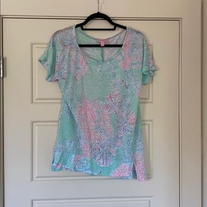 Lilly Pulitzer Linen top